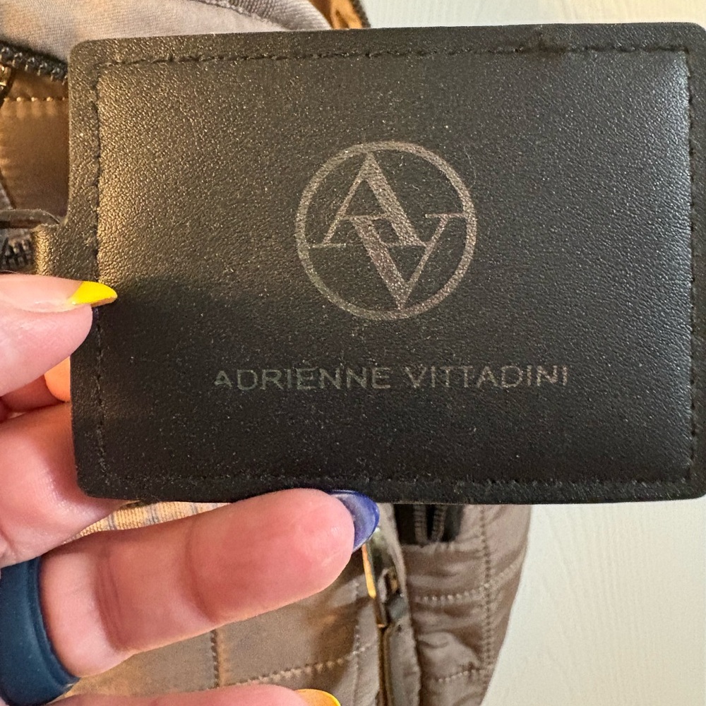 Adrienne Vittadini Dark Leather Card Holder